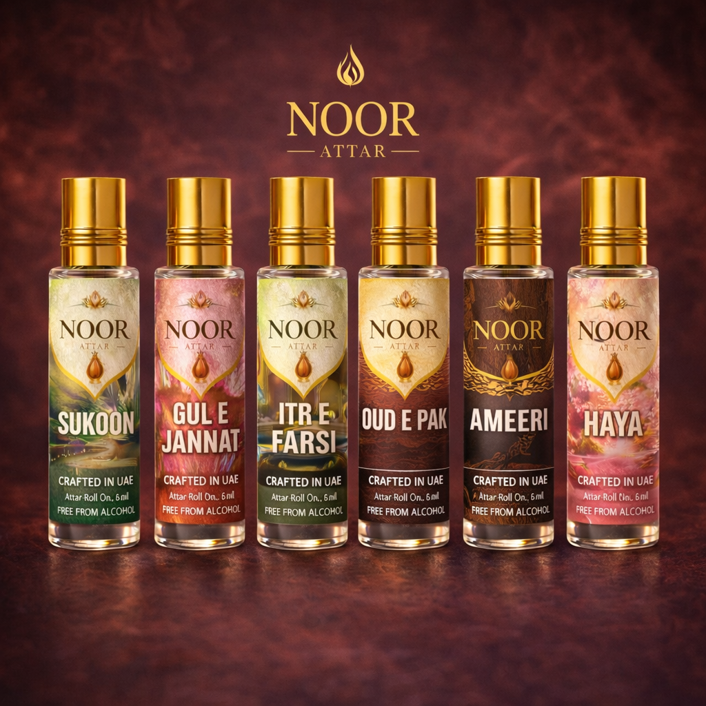 Noor Perfume India premium attars crafted in Dubai – luxury alcohol-free fragrance brand coming soon