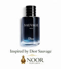 Dior Sauvage Inspired Perfume | NOOR Perfumes Unisex Eau de Parfum – Long Lasting Premium Fragrance 50ml