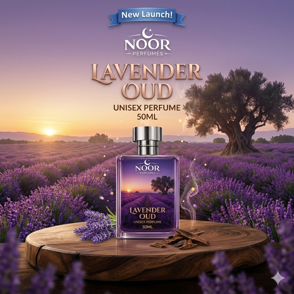Lavender Oud 50ml Luxury Scent - Noor Perfumes India | Long Lasting Unisex EDP