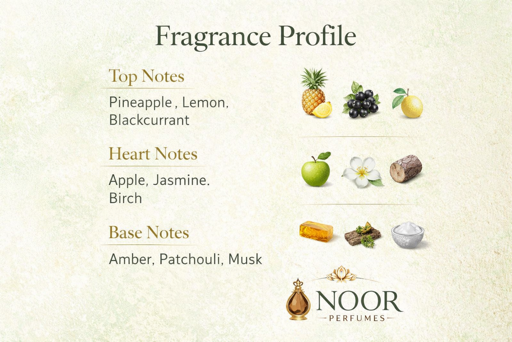 Creed Aventus Inspired Perfume by Noor Perfumes | Long-Lasting Eau De Parfum for Men | Premium Luxury Fragrance (Inspired Edition) 50ML