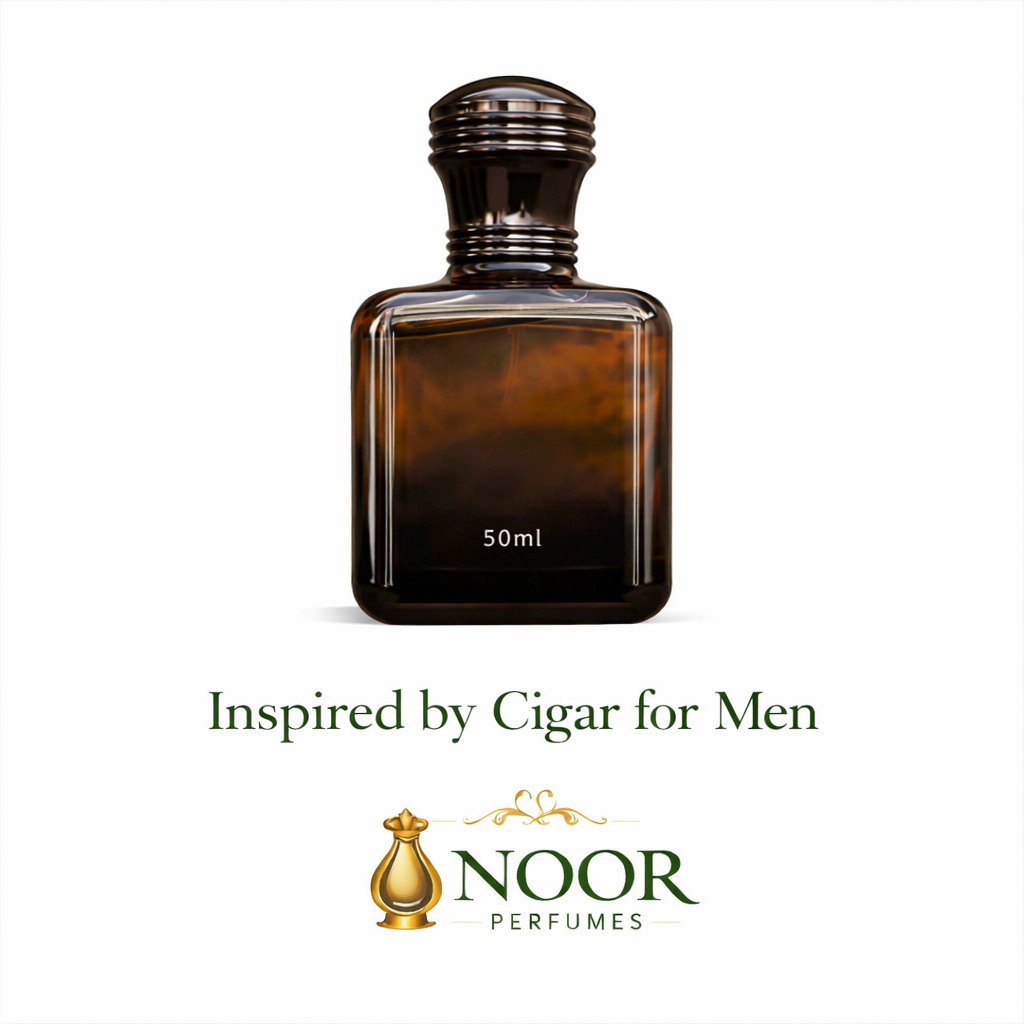 Cigar Eau de Parfum 50ml for Men | Smoky Woody Luxury Fragrance | Inspired by Cigar Scents – NOOR Perfumes
